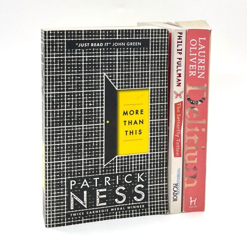 3 Young Adult-böcker på engelska (More Than This av Patrick Ness mfl)