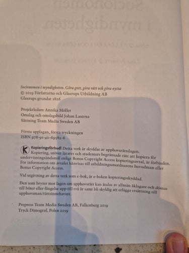 Socionomen i myndigheten av Lina Ponnert, Kerstin Svensson, 2019
