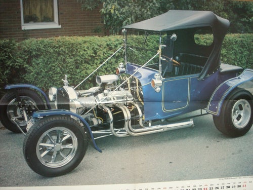 Poster 57x41 cm T23 Hot Rod Total Performance