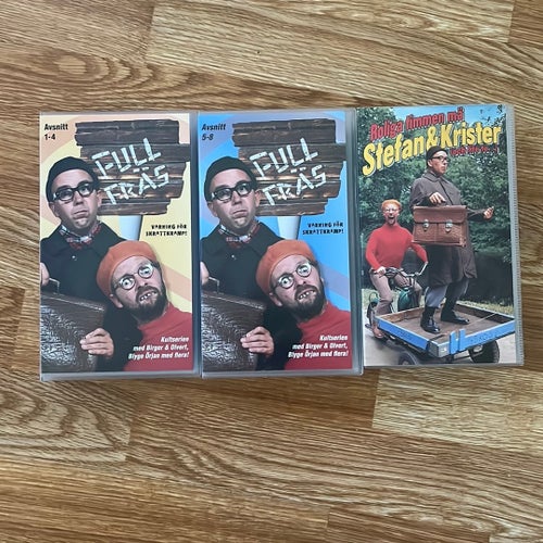 Full Fräs Avsnitt 1-8 & Roliga Timmen med Stefan & Krister VHS