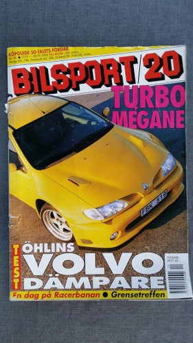 Bilsport nr 20 1998: Guide Ford USA 50-tal, Chevy Nova 1962, Saab 96 Sport