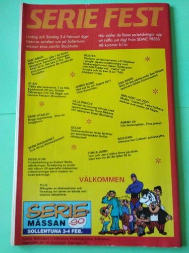 Seriemagasinet nr 2 från 1990