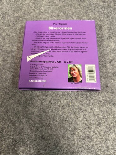 Pia Hagmar - Silverormen - Dalslandsdeckarna - Ljudbok på CD