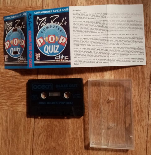 Mike Read's Computer Pop Quiz (Elite - Ocean) - Commodore 64 / C64 Spel