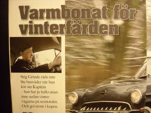 Opel Kapitän 1955 - Varmbonat för vinterfärden -