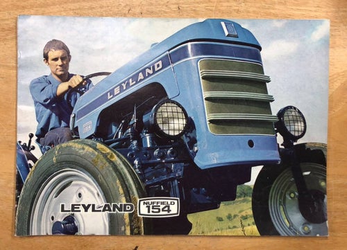 Försäljningsbroschyr Leyland Nuffield 154