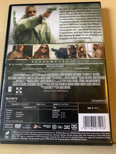 The book of Eli, Dvd