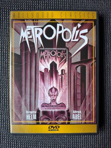 Metropolis DVD Fritz Lang Brigitte Helm Alfred Abel Gustav Froehlich