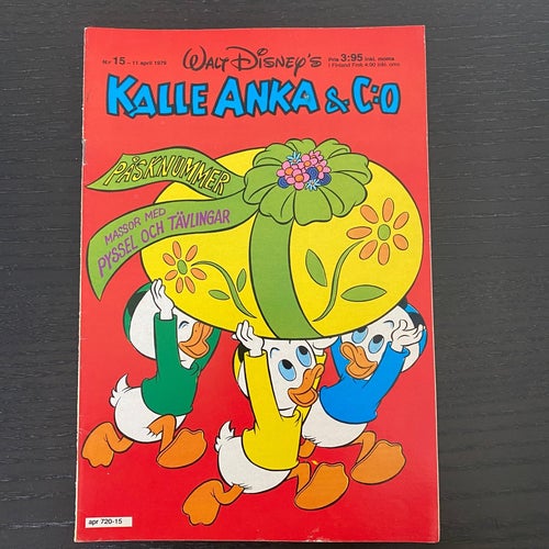 Kalle Anka & C:o Påsknummer, Walt Disney's, 1979