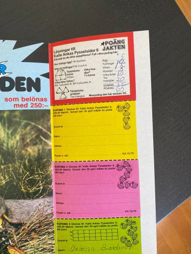Kalle Anka & C:o Påsknummer, Walt Disney's, 1979