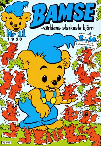 Bamse – världens starkaste björn Serietidning 1990 nr 11 (Oläst arkivex)