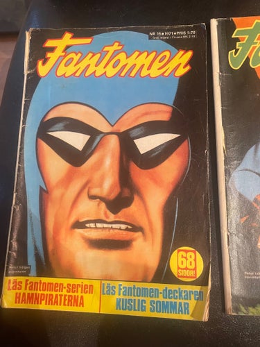 Fantomenserien nr 15 1971 och nr 23 1971