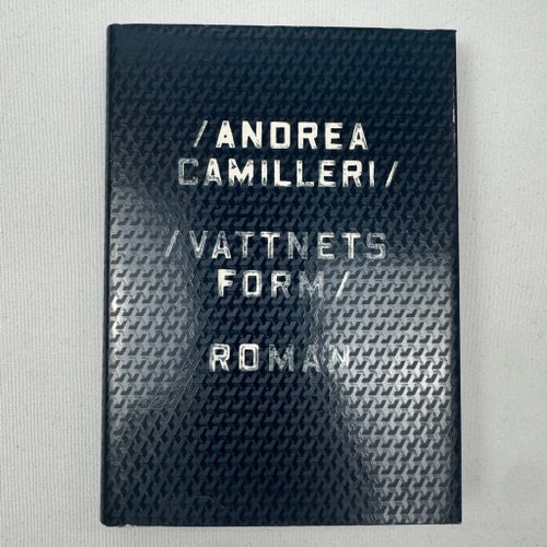 Vattnets form av Andrea Camilleri, 2000 Deckare Montalbano Italien Sicilien