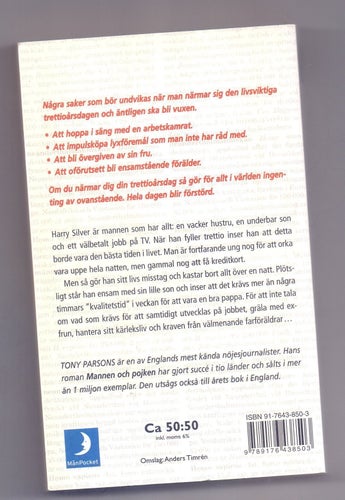 Mannen och pojken av Tony Parsons,