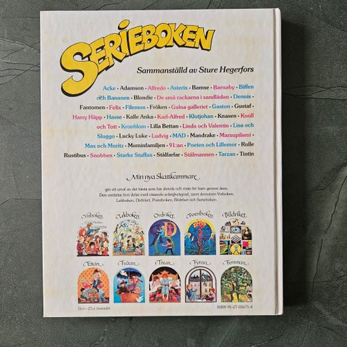 Serieboken | Min nya Skattkammare | Sture Hegerfors | 1986 | Natur & Kultur
