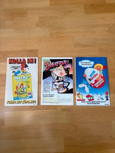 Dennis Tidningar - Samling av 3 tidningar, 1973 & 1987