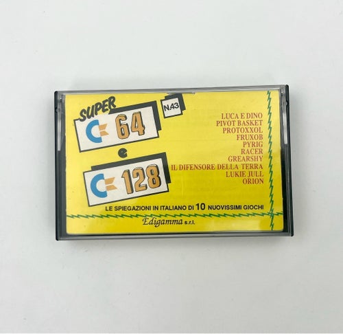 Commodore 64/C128 spelkassett Super C64 Nr 43 spel