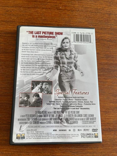 DVD-film: The Last Picture Show (Timothy Bottoms, Jeff Bridges)