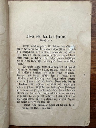 Tal hållet vid Efter Henrika Smedbergs Begrafning, C. G. Sandzén, 1887, Ryda.