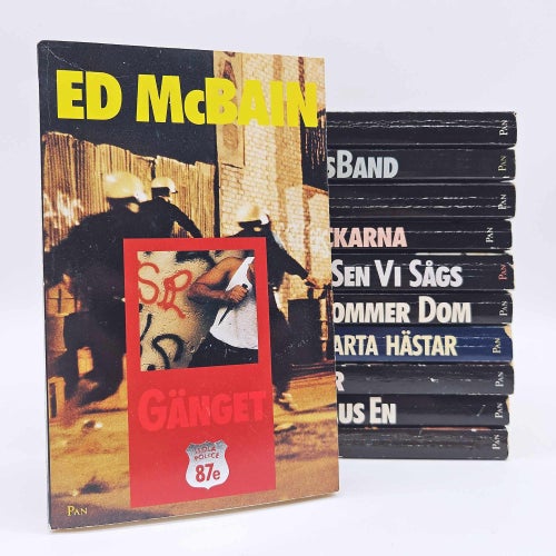 Ed McBain - bokpaket med 11 böcker