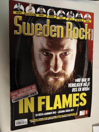 Sweden rock magazine 2014 nr 1 Queen Grand Magus Jake E Le Trauma Raubtier
