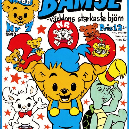 Bamse – världens starkaste björn Serietidning 1990 nr 7 (Oläst arkivex)