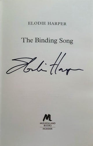 The Binding Song. Signed by Elodie Harper