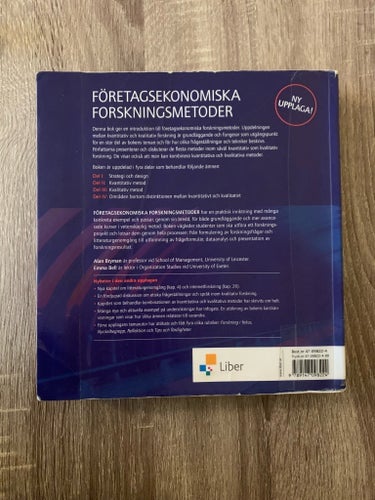 Företagsekonomiska forskningsmetoder - Alan Bryman, Emma Bell