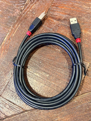 NY Lindy USB 2.0-kabel, 3m, USB-A till USB-B
