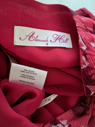 Alannah Hill-sidenklänning