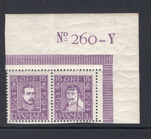 Danmark afa 136-37 med ark nummer pf – afa +180 kr. (233)