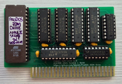 ProDOS ROM drive instickskort för Apple II datorer