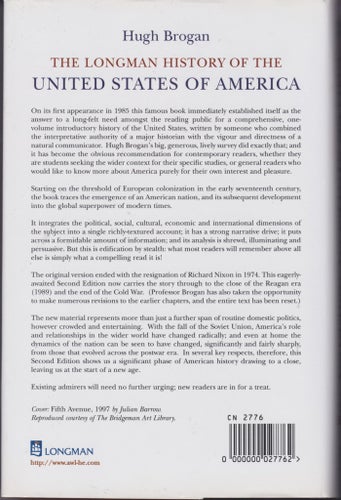 The Longman History of the United States of America - Hugh Brogan. 1999