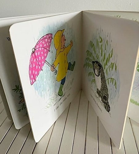 MOG IN THE GARDEN av Judith Kerr - board book på engelska