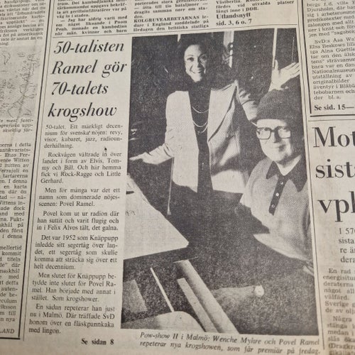 Svenska Dagbladet tidning från 1974
