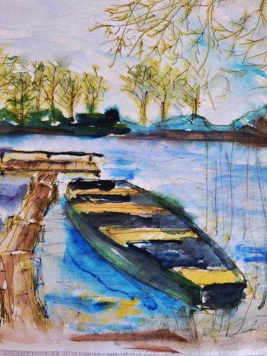 Impressionism Seascape by Christina Svensson Copyright
