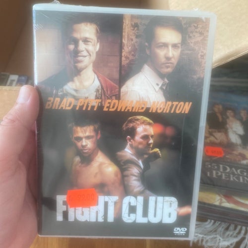 Fight Club DVD med Brad Pitt och Edward Norton