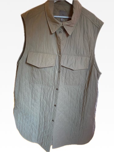 H&M beige väst, storlek XL