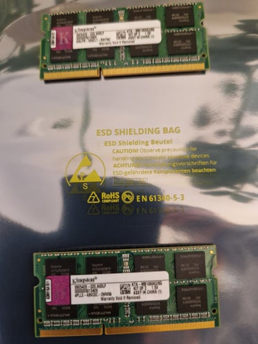 2 st Kingston KTA-MB1066K2/8G RAM-minne