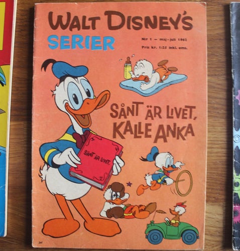 WALT DISNEYS SERIER 1962 NR 1 Sånt är livet, Kalle Anka