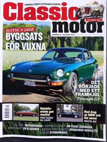 Classic Motor 10 2022: Ford Taunus GXL Coupé, Bristol, Datsun 240, Triumph GP