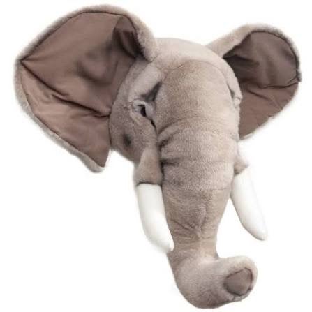 Väggdekoration Brigbys elefant - DJURHUVUD FÖR VÄGG - 60 CM