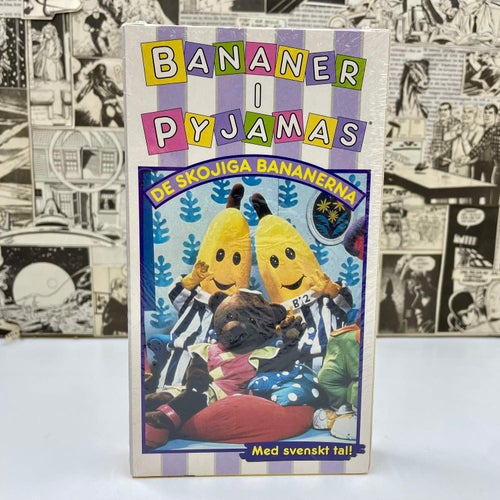 Bananer i pyjamas - De skojiga bananerna VHS *NY, OÖPPNAD*