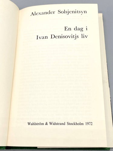 En dag i Ivan Denisovitjs liv av Alexander Solsjenitsyn