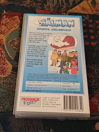Sälman - Stoppa Jägarna!!! VHS Svenskt Tal