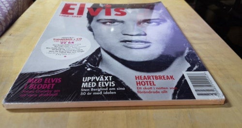 Tidning Elvis 1956-1959 med cd-skiva