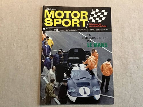 IMS MOTORSPORT NR 7 1966 LE MANS,KARLSKOGA RALLY,CHAPARRAL,AUTO UNION,ROSQVIST