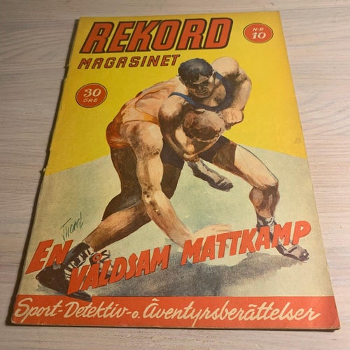Tidningen Rekord Rekordmagasinet 1944 nr 10 - (baksidan saknas)