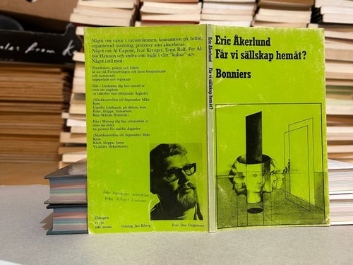 Får vi sällskap hemåt? dikter av Eric Åkerlund, bok, Very good plus