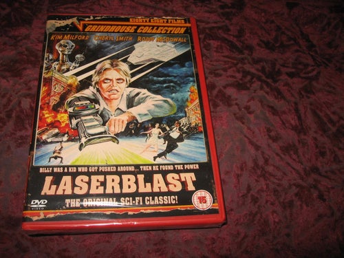 LASERBLAST (KIM MILFORD,CHERYL SMITH,RODDY MCDOWALL) DVD NY INPLASTAD
